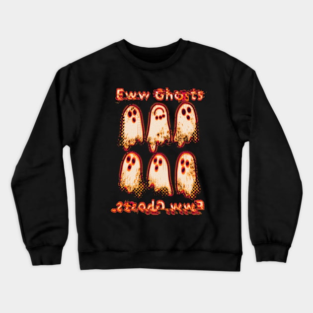 Eww spooky ghosts Crewneck Sweatshirt by EwwGerms